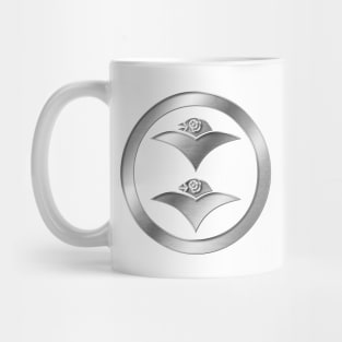 Shibata Clan Kamon Silver Chrome Mug